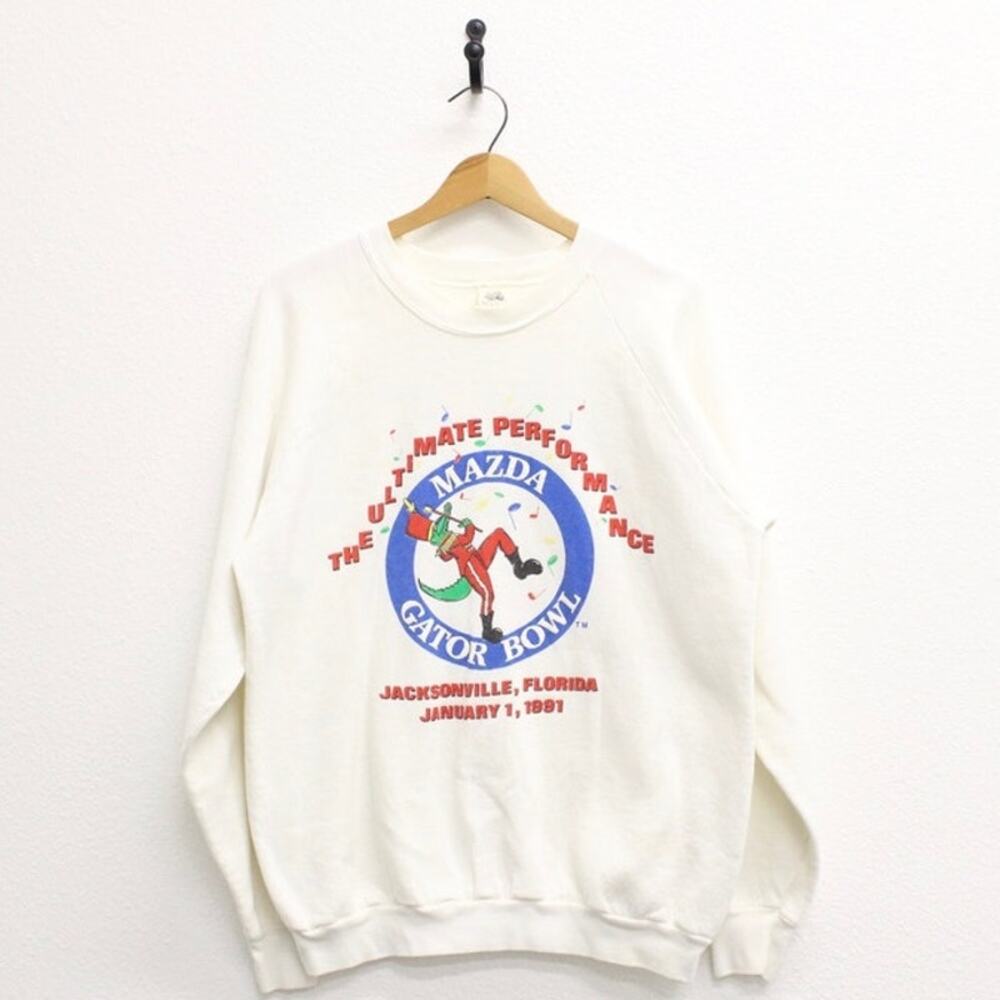 Vintage Gator Bowl Jacksonville Florida 1991 Sweatshirt XL